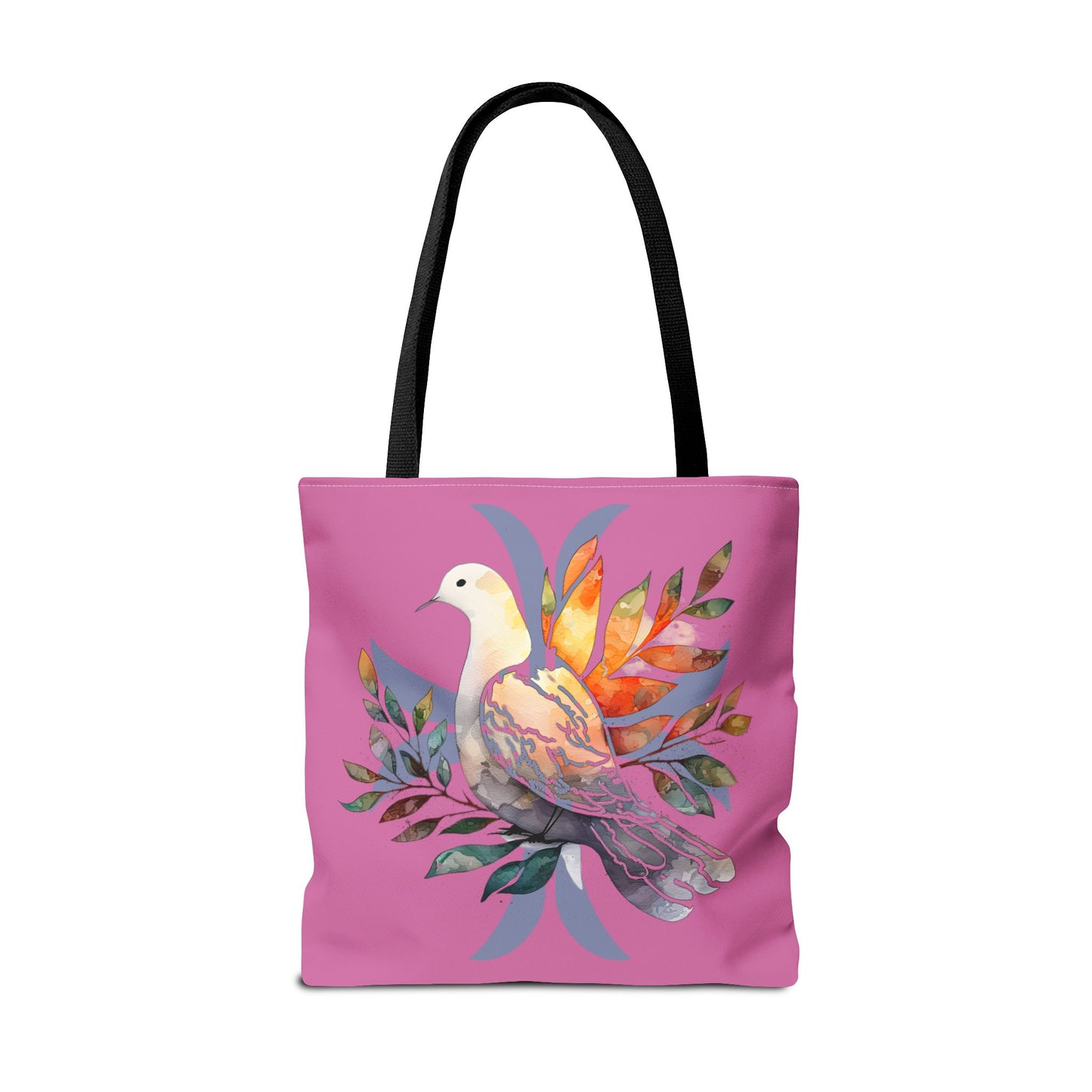 Peaceful Dove Tote Bag in Pink