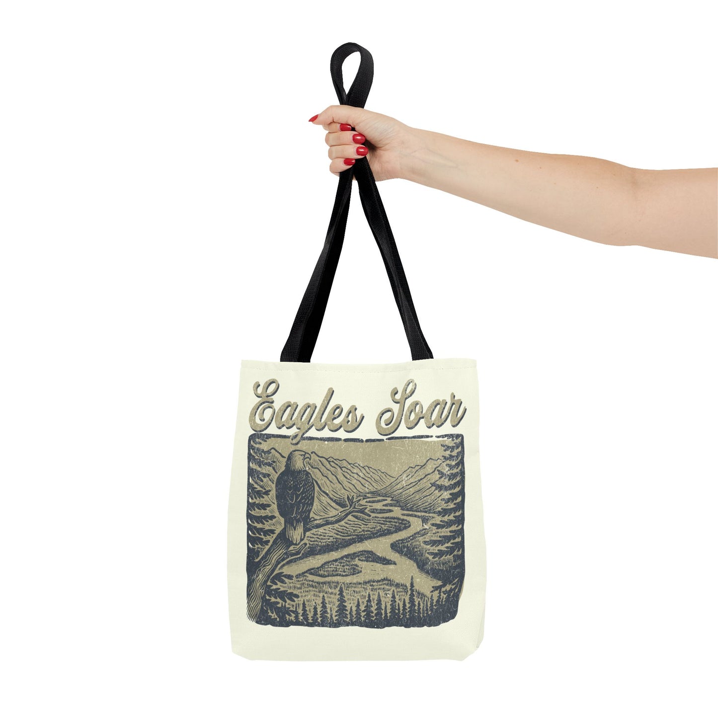 Eagles Soar Tote Bag - Nature Lover's Canvas Bag