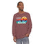 Easily Distracted by Birds Retro Sunset Long Sleeve Tee