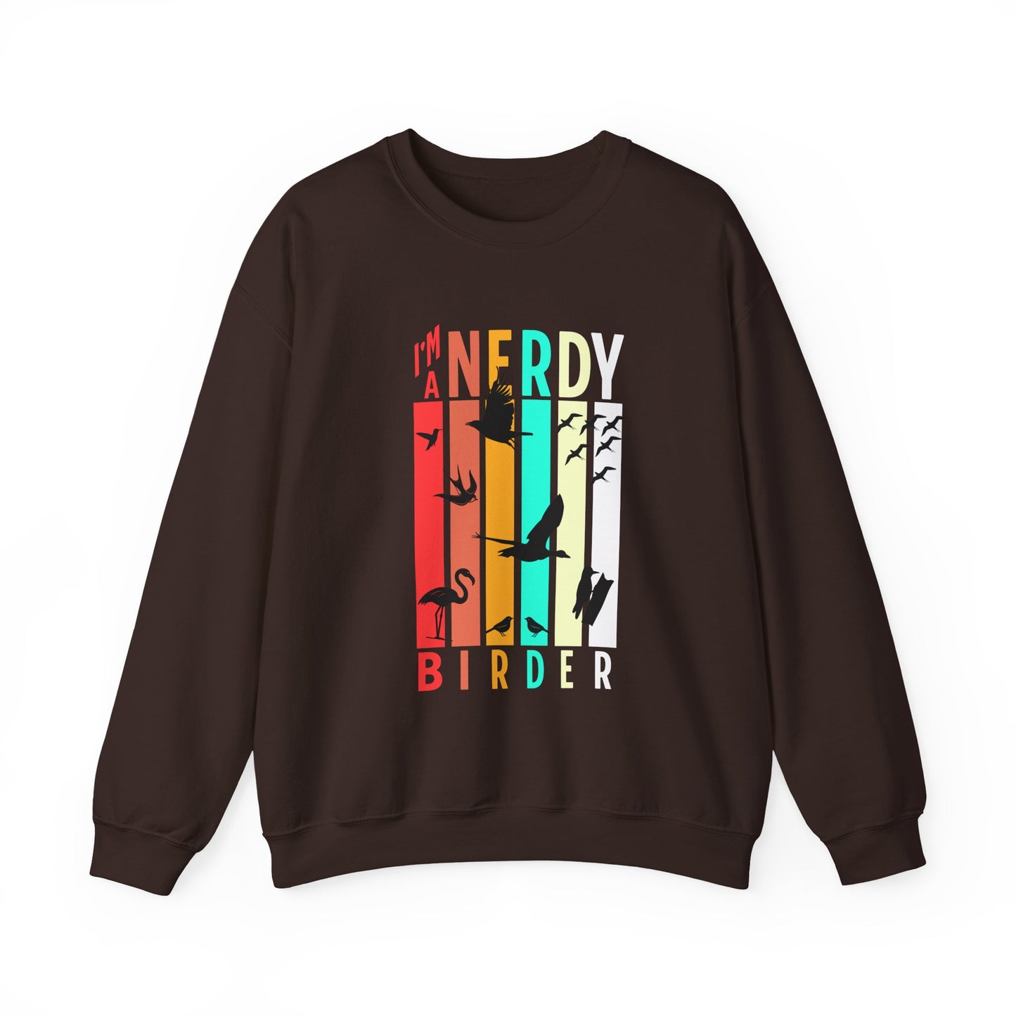 I'm A Nerdy Birder Unisex Heavy Blend Crewneck