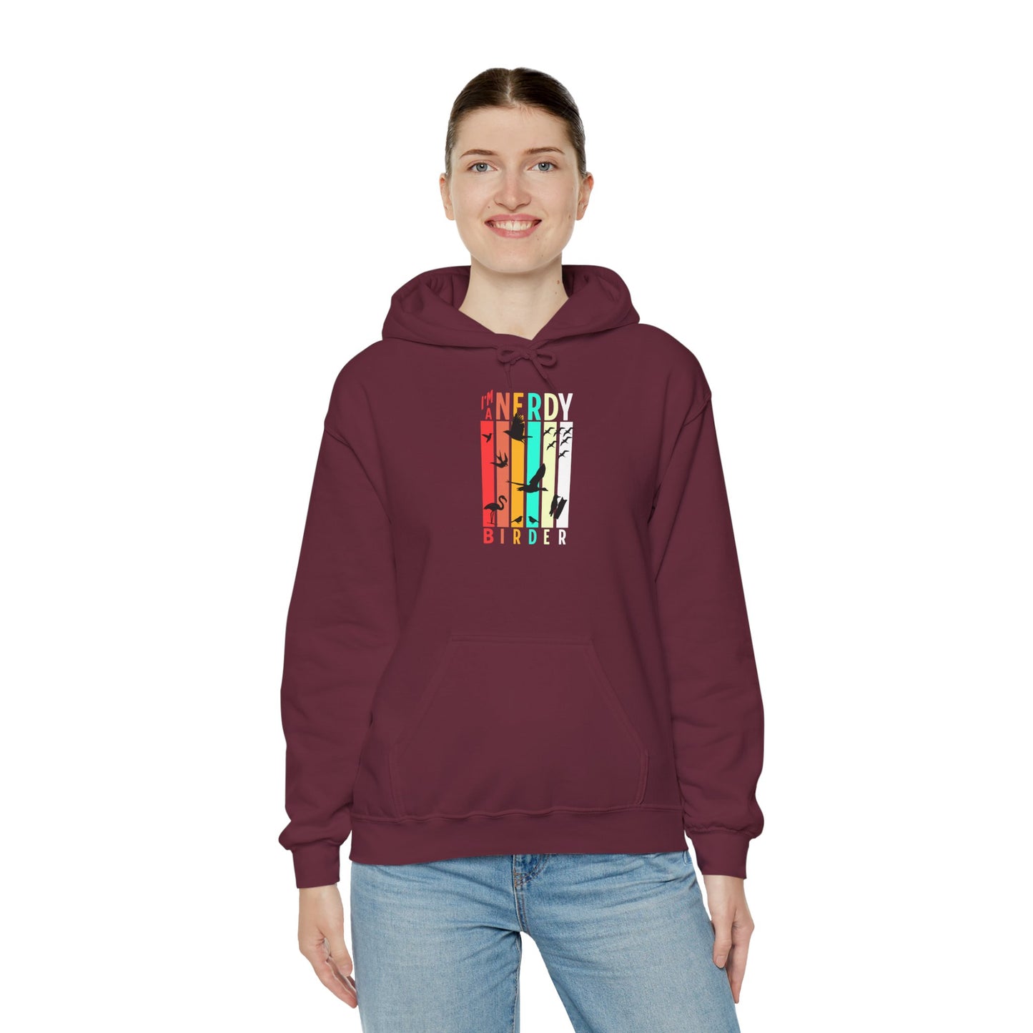 The Nerdy Birder - "I'm A Nerdy Birder" Unisex Hoodie - Cozy Sweatshirt for Nature Lovers