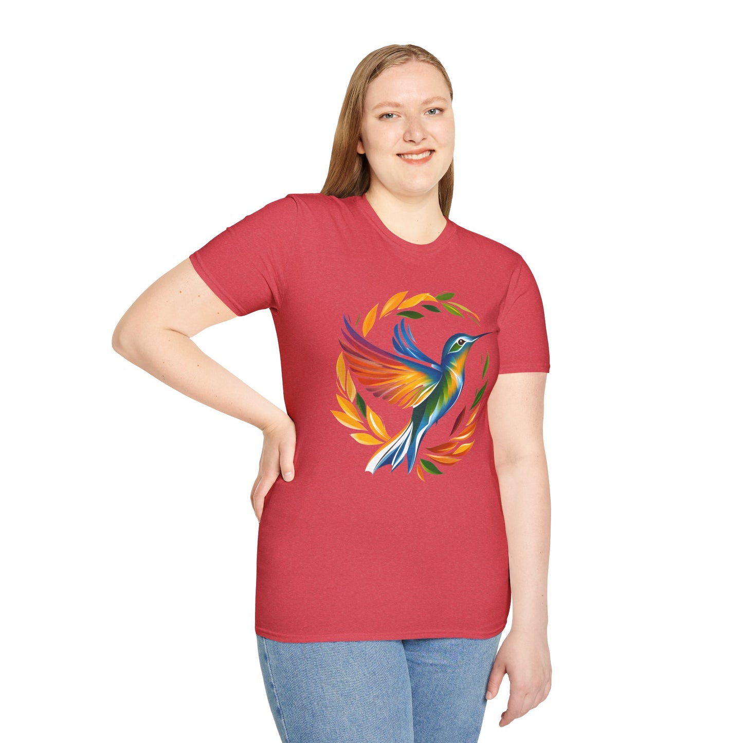 Hummingbird Rainbow Softstyle T-Shirt