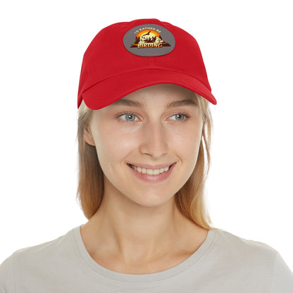 The Nerdy Birder - "I'd Rather be Birding" Dad Hat, Leather Patch Cap, Perfect Gift for Dads, Nature Lovers, Casual Style Cap, Summer Accessories