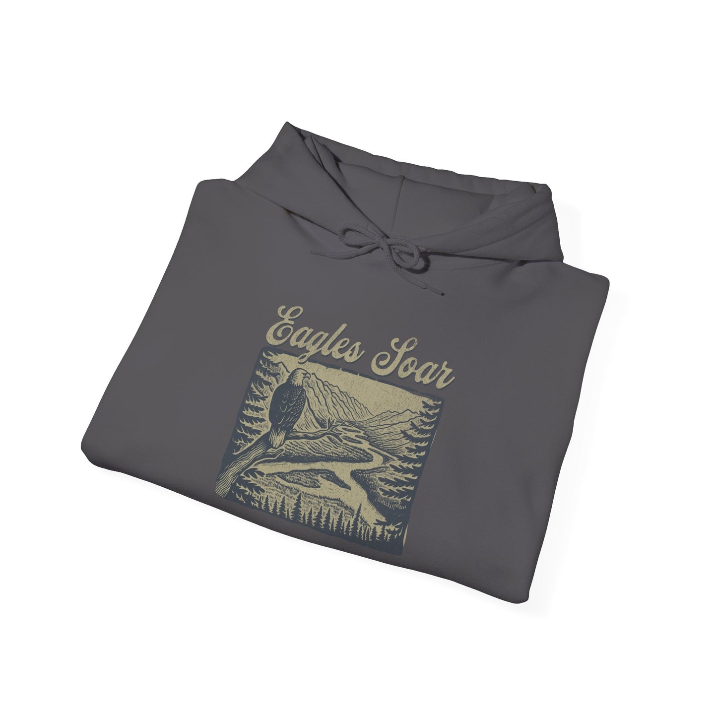 Eagle Soars Unisex Hoodie - Cozy Sweatshirt for Nature Lovers