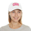 Pink Birder Hat with Leather Patch