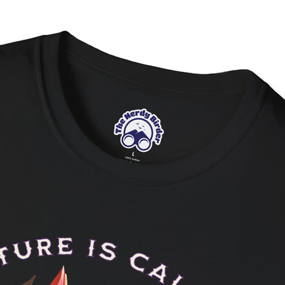 Nature Is Calling Birding Unisex Softstyle T-Shirt