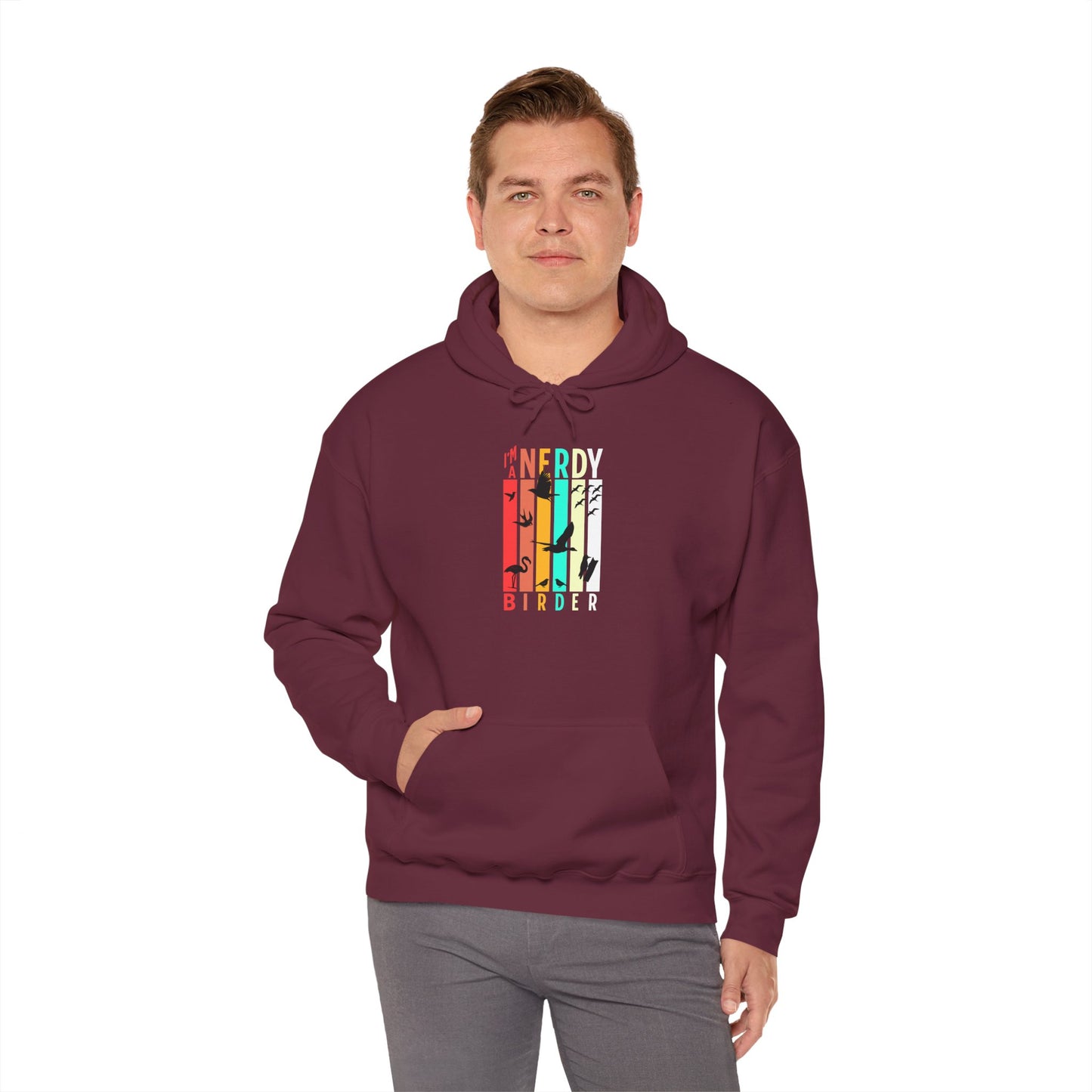 The Nerdy Birder - "I'm A Nerdy Birder" Unisex Hoodie - Cozy Sweatshirt for Nature Lovers