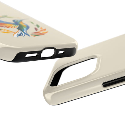 Hummingbird Rainbow Tough Phone Cases