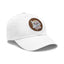 The Nerdy Birder - "Cool Birder Vibes" Dad Hat, Leather Patch Cap, Perfect Gift for Dads, Nature Lovers, Casual Style Cap, Summer Accessories