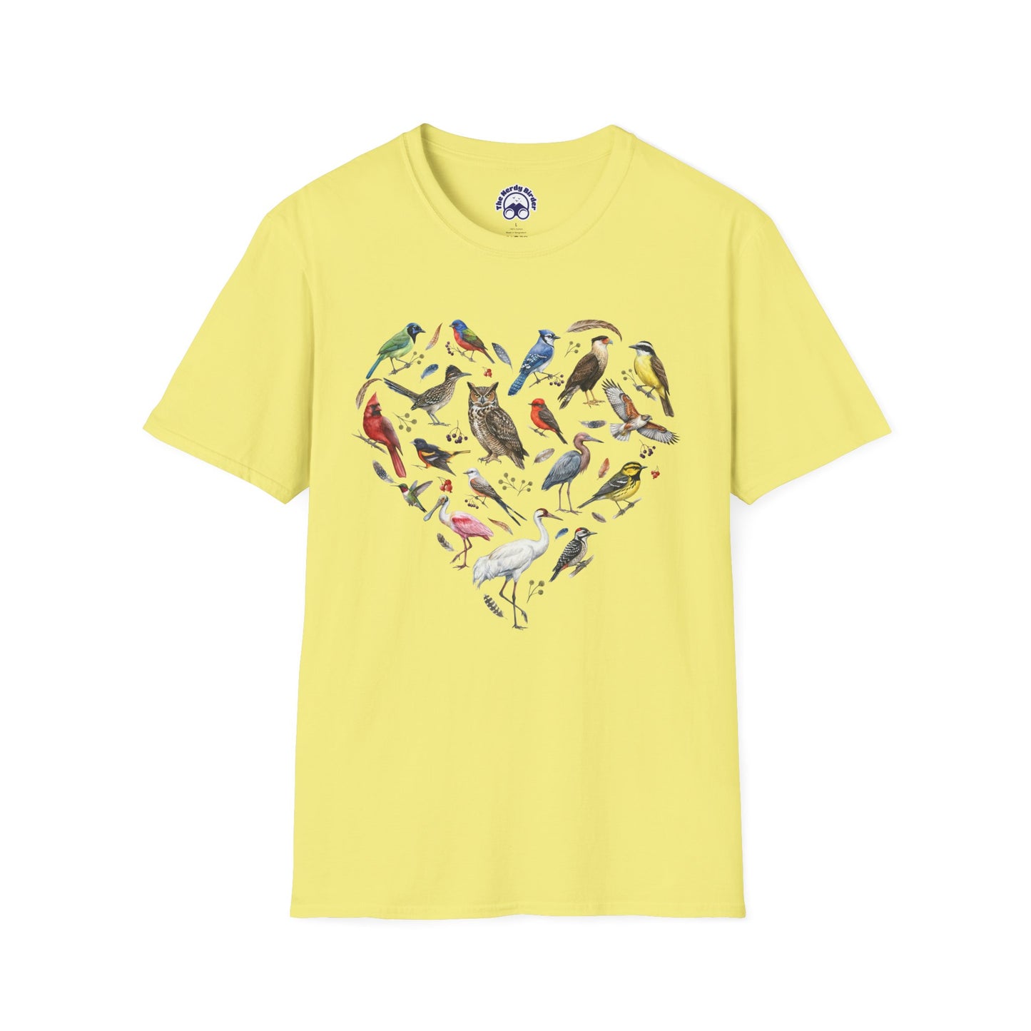 Heart of Texas Birds T-Shirt for Bird Lovers & Birdwatchers