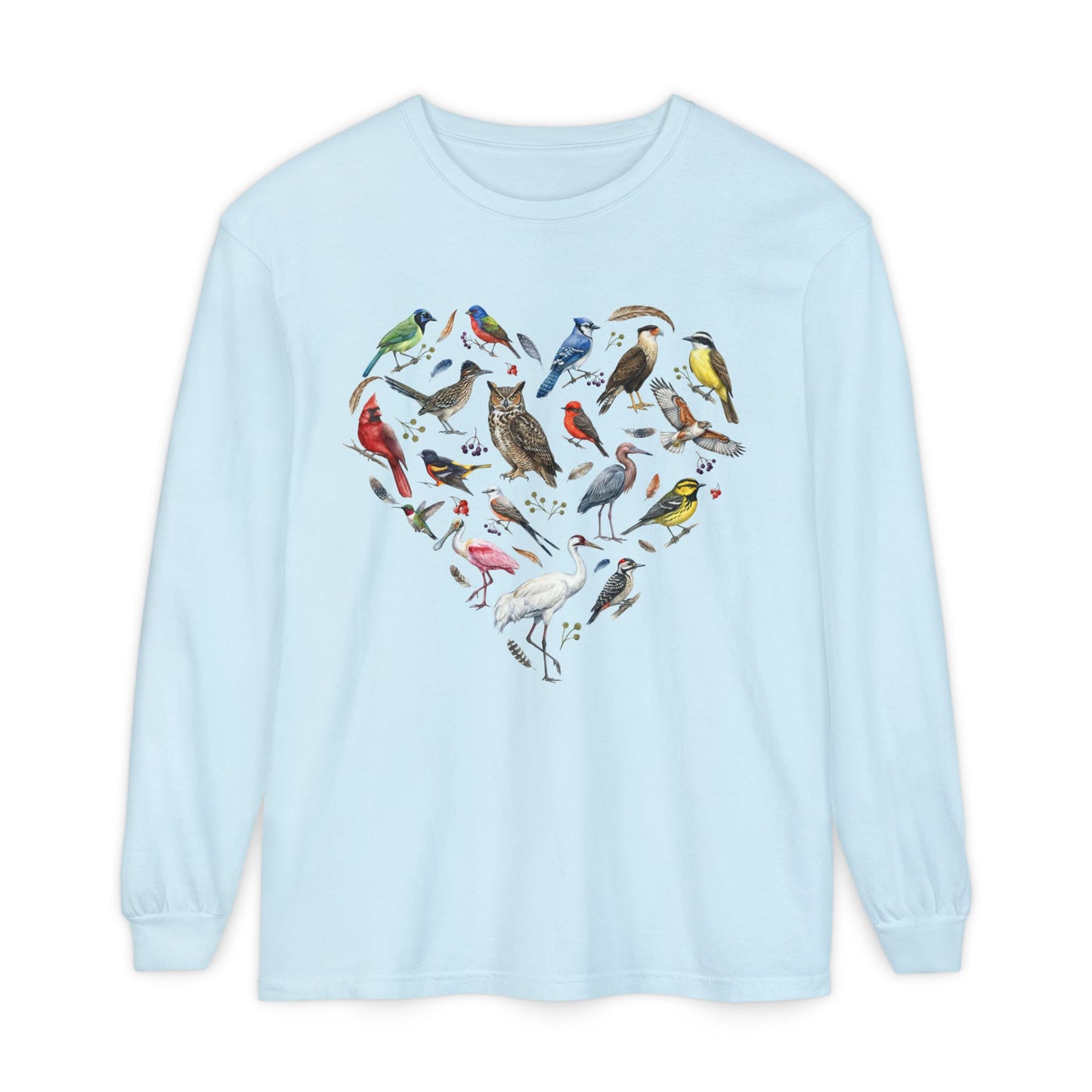 Heart of Texas Birds Long Sleeve Tee