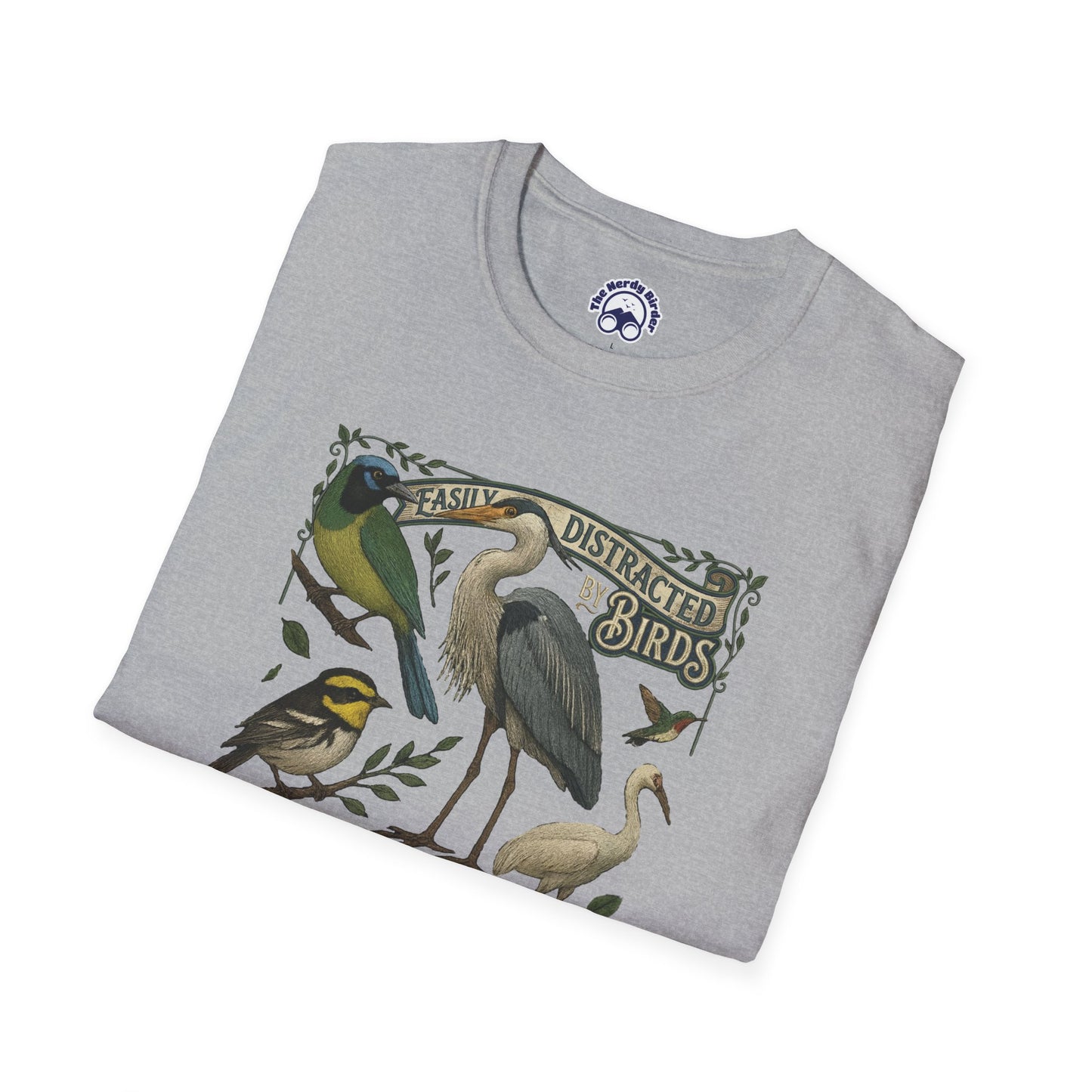 Easily Distracted by Texas Birds Graphic T-Shirt