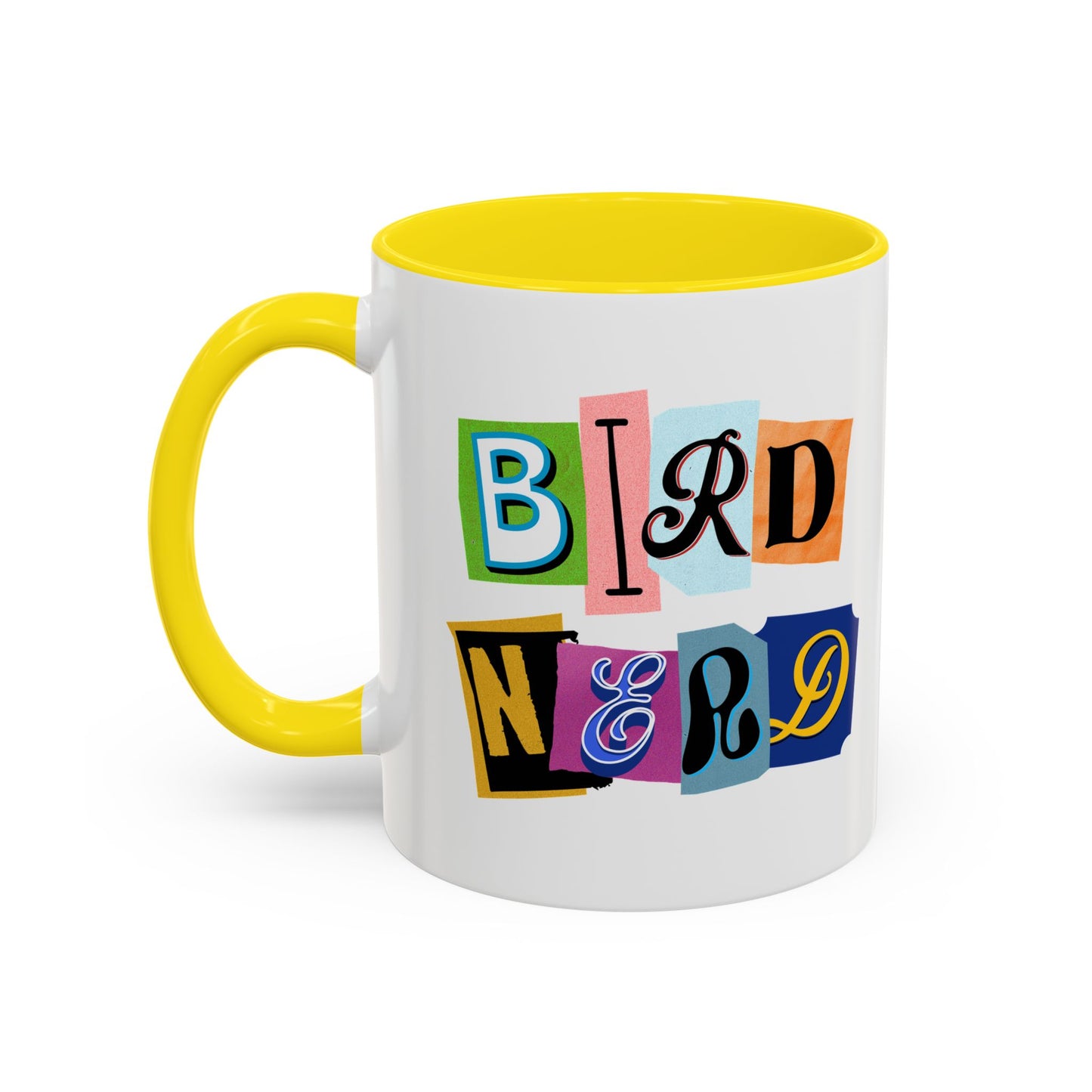 Bird Nerd Accent Coffee Mug - Fun & Quirky Gift for Bird Lovers