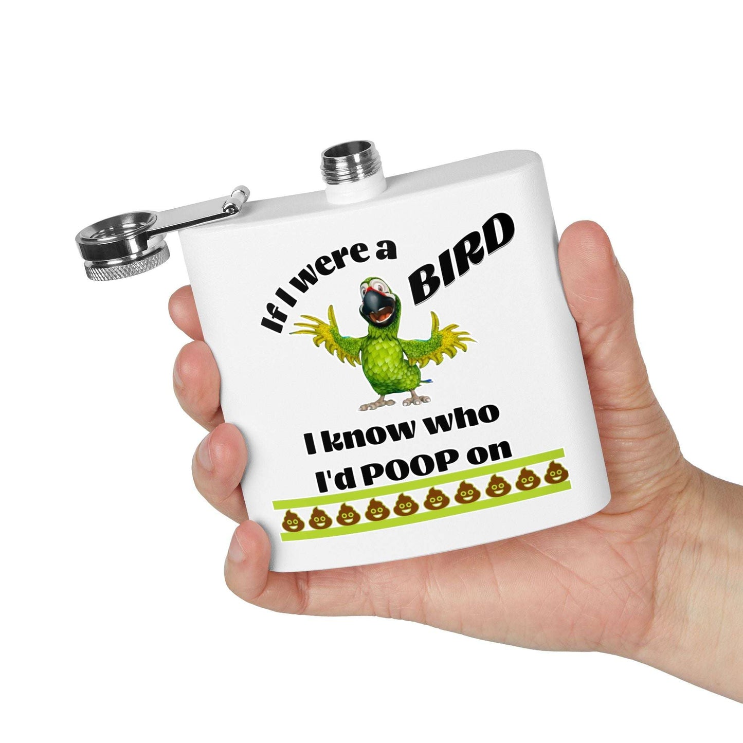 If I Were A Bird Stainless Steel Flask - 6oz