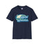 Bird Watcher Teal Unisex Softstyle T-Shirt - Retro Vibe Tee for Casual Wear