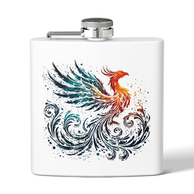 Phoenix Rising Stainless Steel Flask - 6oz