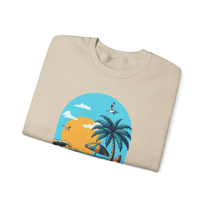 Birding Vibes Unisex Heavy Blend™ Crewneck Sweatshirt - Casual Beach Aesthetic