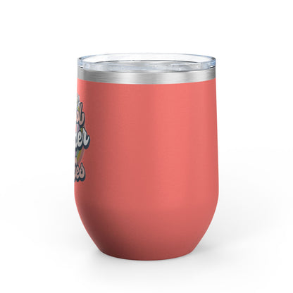 Cool Birder Vibes Wine Tumbler - 12oz Insulated Drinkware for Nature Lovers