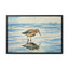 Serene Shoreline Bird Canvas Wrap - Horizontal Frame Art