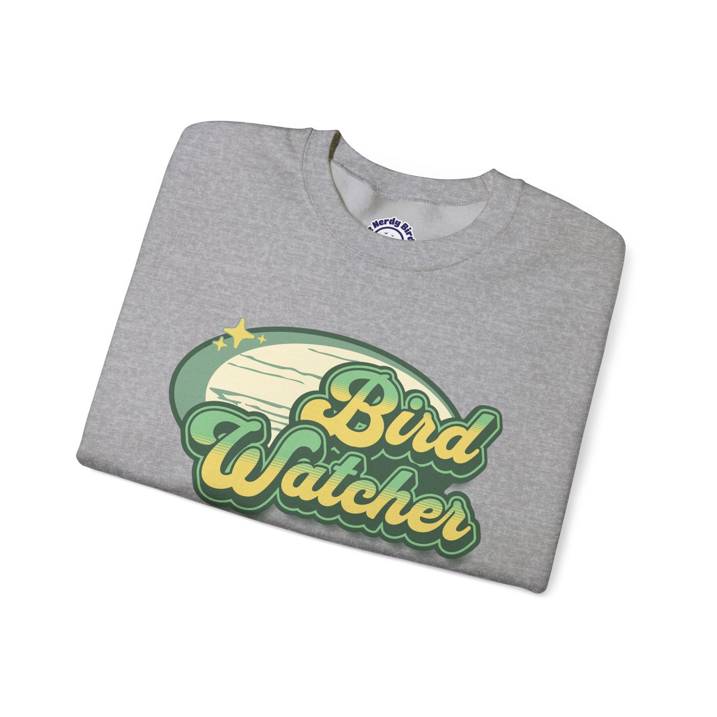 Bird Watcher Graphic Unisex Crewneck Sweatshirt