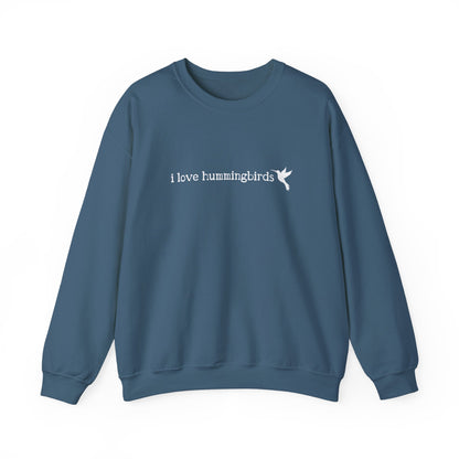 I Love Hummingbirds - Unisex Heavy Blend™ Crewneck Sweatshirt