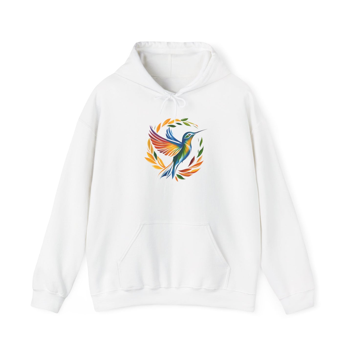 Hummingbird Rainbow Hoodie - Cozy Sweatshirt for Nature Lovers