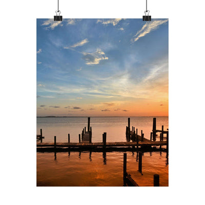 Serene Sunset Matte Vertical Poster - Perfect Wall Art for Home Decor