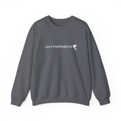 I Love Hummingbirds - Unisex Heavy Blend™ Crewneck Sweatshirt