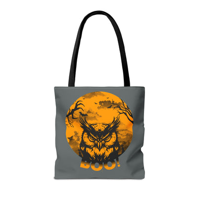 Halloween Owl Tote Bag - Spooky Boo Design for Trick-or-Treating