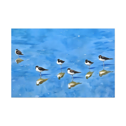 Serene Bird Canvas Gallery Wrap - Tranquil Nature Wall Art