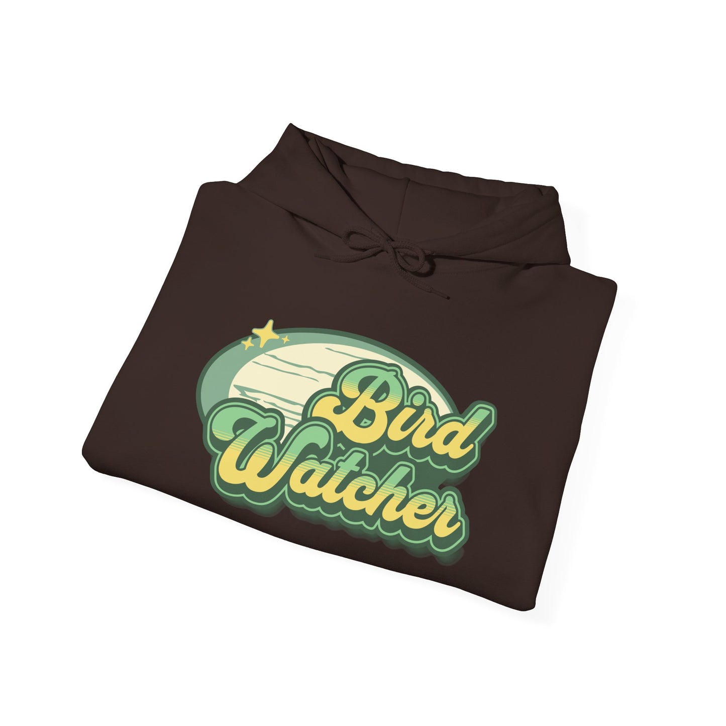 The Nerdy Birder Bird Watcher Green Unisex Hoodie