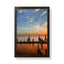 Serene Sunset Framed Vertical Poster - Tranquil Wall Art for Home Decor