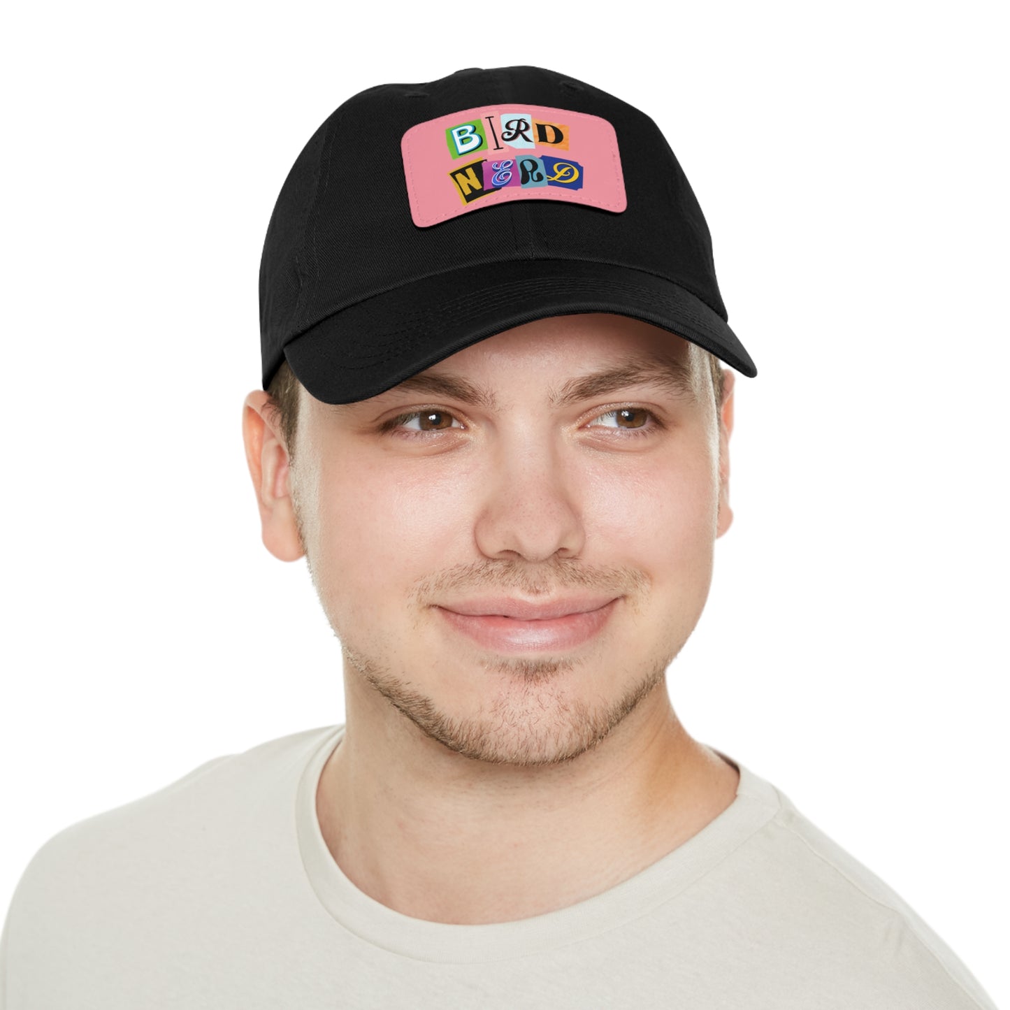The Nerdy Birder - Bird Nerd Dad Hat with Leather Patch, Casual Cap for Bird Lovers, Unique Gift for Birdwatching, Outdoor Adventure Hat, Unisex