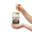 Nature's Majesty 16oz Sipper Glass With Bamboo Lid