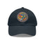 The Nerdy Birder - Modern Rainbow Hummingbird Dad Hat, Leather Patch Cap, Perfect Gift for Dads, Nature Lovers, Casual Style Cap, Summer Accessories