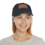 Bird Heart Hat with Leather Patch, Casual Cap for Bird Lovers