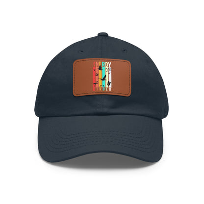 The Nerdy Birder I'm A Nerdy Birder Dad Hat with Leather Patch for Inspired by childhood memories of playful glamour, Stylish Outdoor Cap, Gift for Bird Watching Enthusiasts, Casual Fashion Accessory