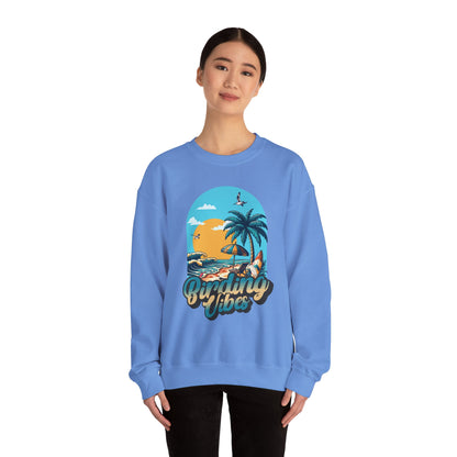 Birding Vibes Unisex Heavy Blend™ Crewneck Sweatshirt - Casual Beach Aesthetic