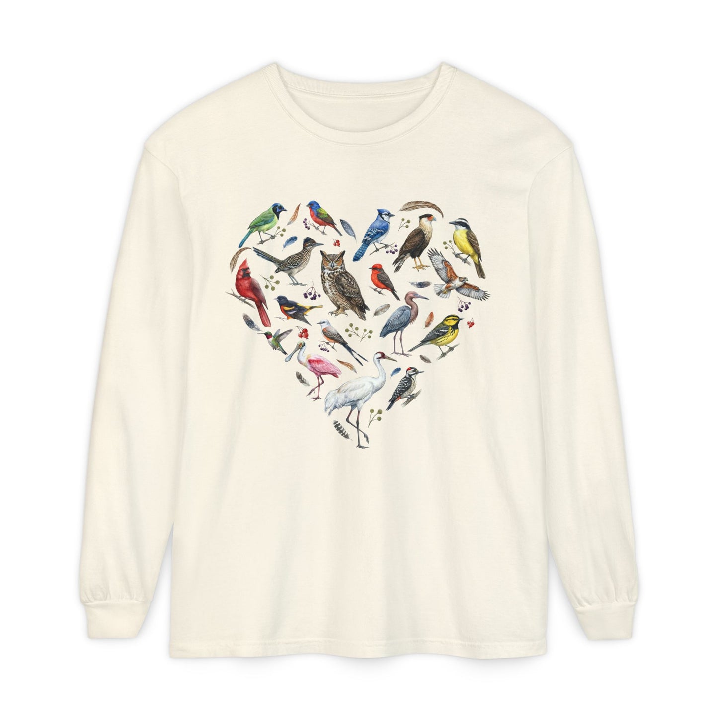 Heart of Texas Birds Long Sleeve Tee