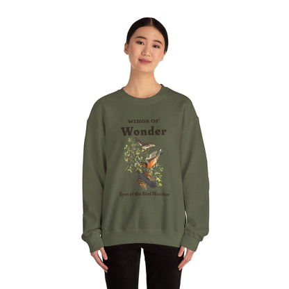 Wings of Wonder Crewneck Sweatshirt - Perfect Gift for Bird Watchers