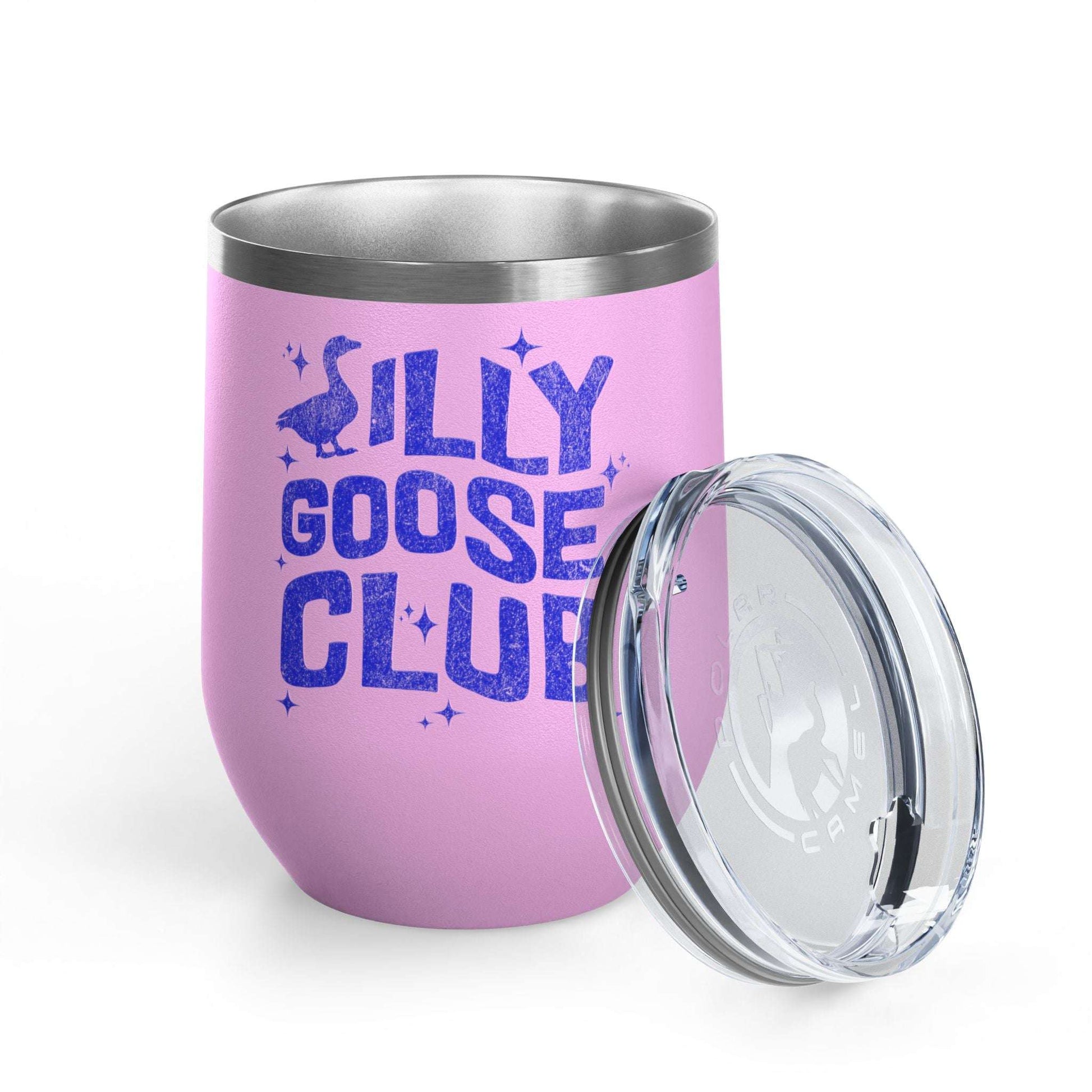 Silly Goose Club Wine Tumbler, Fun Party Gift, Personalized Drinkware, Friendship Gift, Outdoor Adventure Mug