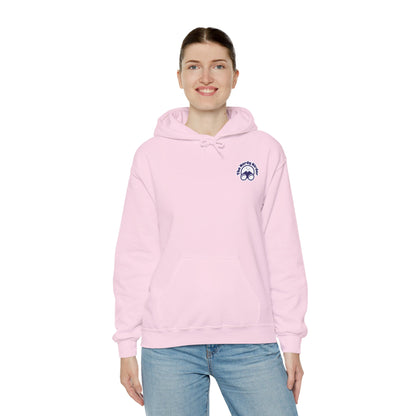 The Nerdy Birder Silly Goose Club Back Design Unisex Hoodie - Cozy Sweatshirt for Nature Lovers