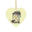 Holiday Latern Ceramic Ornament — 4 Shape Options