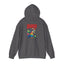 The Nerdy Birder - "Bird!" Back Design Unisex Hoodie - Cozy Sweatshirt for Nature Lovers