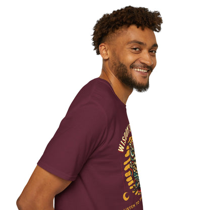 Wisdom's Whisper Unisex Softstyle T-Shirt - Nature Lover's Gift