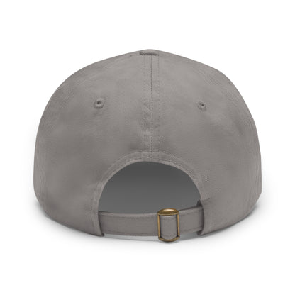 The Nerdy Birder - "Calm The Flock Down" Dad Hat, Leather Patch Cap, Perfect Gift for Dads, Nature Lovers, Casual Style Cap, Summer Accessories