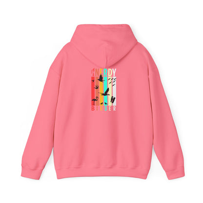 The Nerdy Birder - "I'm A Nerdy Birder" Back Design Unisex Hoodie - Cozy Sweatshirt for Nature Lovers