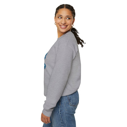 Bird Watcher Teal Graphic Unisex Crewneck Sweatshirt