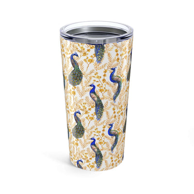 Elegant Peacock Pattern 20oz Tumbler - Perfect for Gifting and Everyday Use