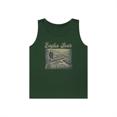 Eagles Soar Unisex Heavy Cotton Tank Top – Outdoor Adventure Wear